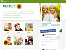 Tablet Screenshot of nurturechildcare.com